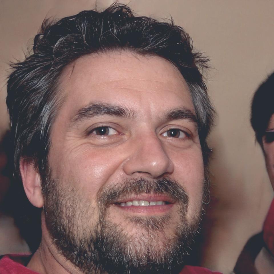 Portrait of satisfied client testimonial